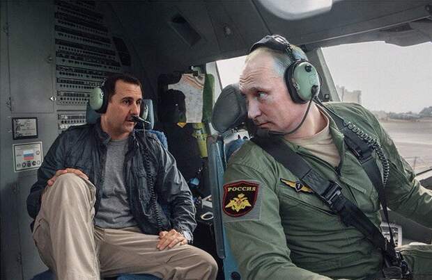Башар Асад, Владимир Путин