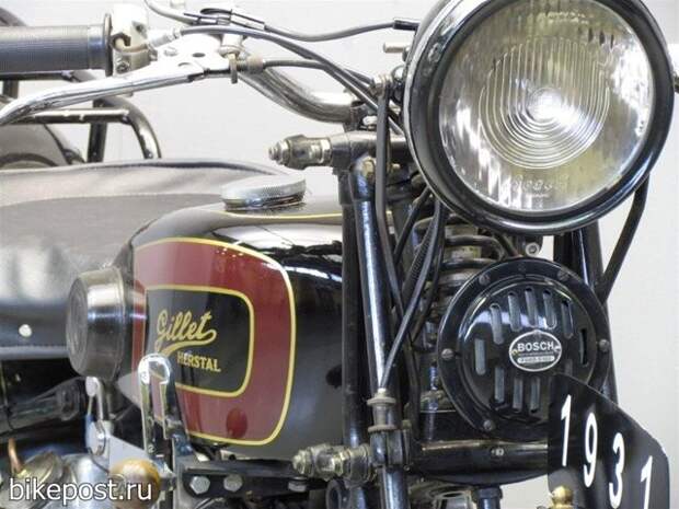Ретро мотоцикл Gillet 350S 1931