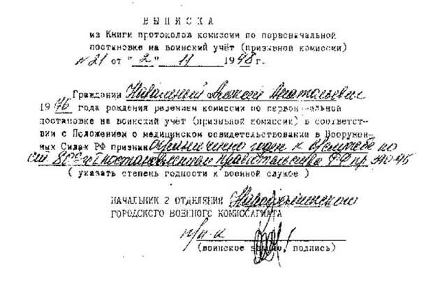 Откосить от армии Навальному помог отец?