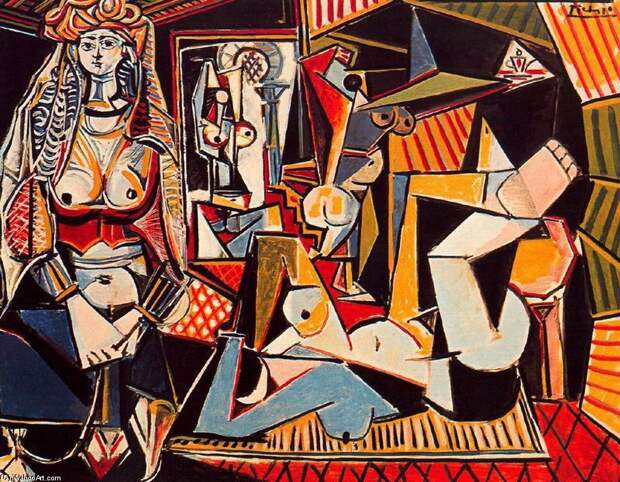 IV место - "Алжирские женщины", Пабло Пикассо Гоген, Пикассо, искусство, картины, факты, художники