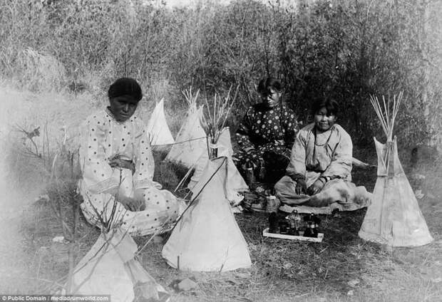Женщины-северные шайенны, 1907 год аборигены, индейцы, исторические кадры, история, племена, редкие фото, сша, фото