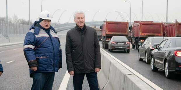 Собянин открыл уникальный мост в Мневниковской пойме. Фотт: mos.ru