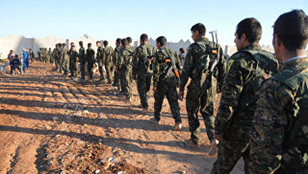 Демократические силы Сирии под Раккой. Архивное фото