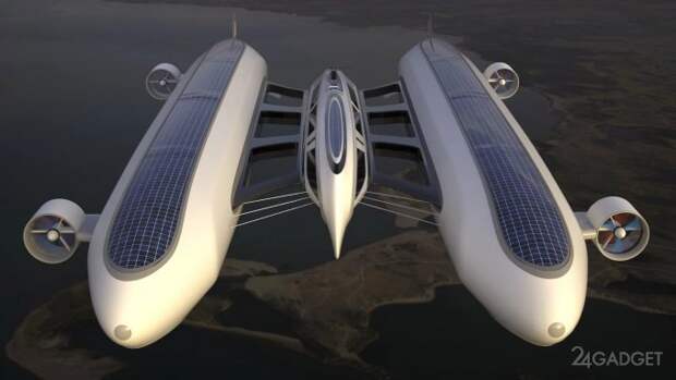 Летающая яхта Air Yacht вернет популярность дирижаблям