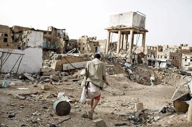 2. Разрушенные города йемен, мир, факт