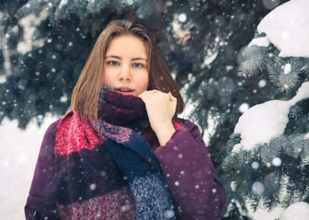 советы тем, кто всё время мёрзнет девушка на фото