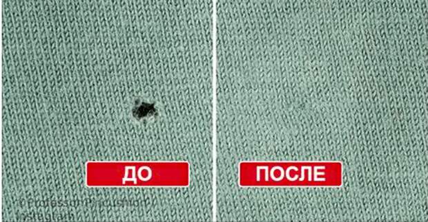 Простой прием, который поможет незаметно убрать дырки на любых вещах