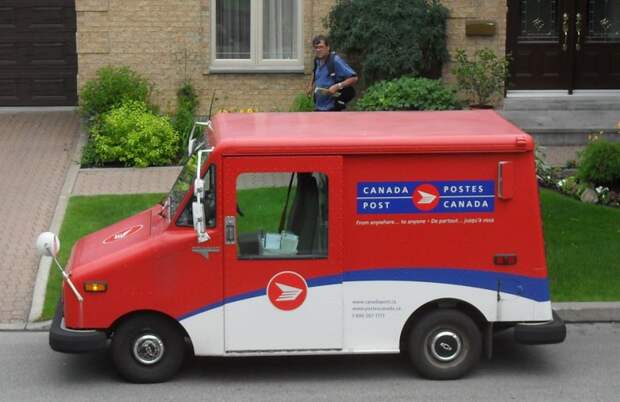 Grumman LLV в окраске Canada Post Grumman LLV, почта, почтовый фургон