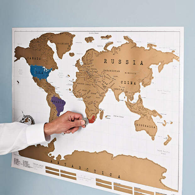 Scratch Off World Map