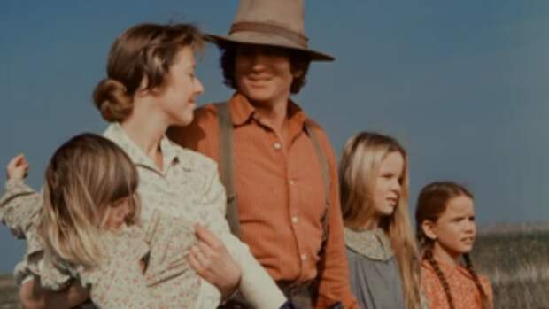 The Ingalls Family on The Pilot of Little House on the Prairie
