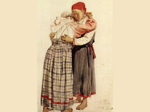 Объятия между родственниками и близкими друзьями были очень распространены. /Фото: dyn.ig.rambler.ru Объятия между родственниками и близкими друзьями были очень распространены. /Фото: dyn.ig.rambler.ru