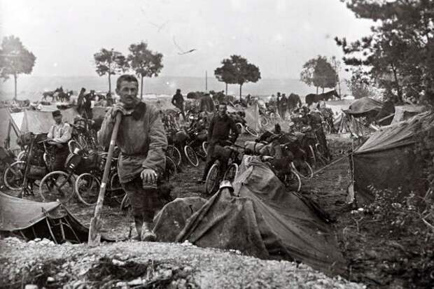 Французкие солдаты. 1915 год.
