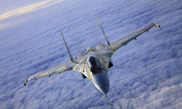 Истребитель Су-35 в небе над Испанией переполошил НАТО 