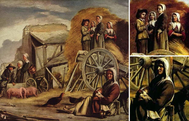 Работа братьев Ленен «Крестьянская телега» (1641)