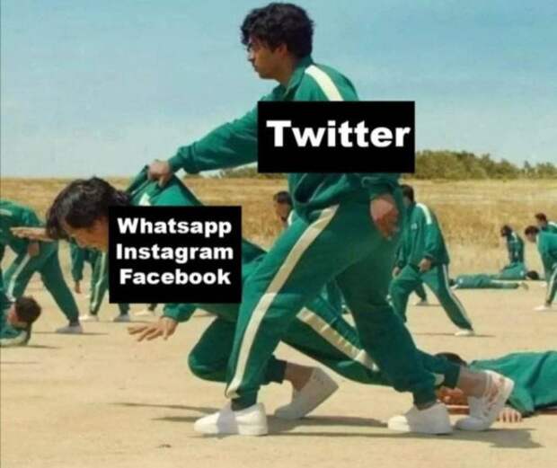 Глобальный сбой Facebook, Instagram и WhatsApp: шутки и мемы