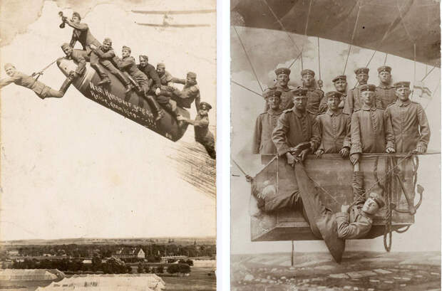 Ретро-фотографии «дембелей» первой половины XX века