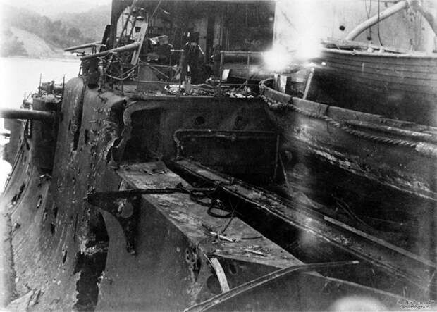 Эскадренный броненосец «Орел» после Цусимы, 1905 год. история, события, фото
