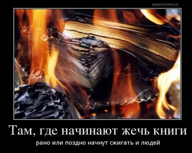 Дожили! Американцы начали жечь книги