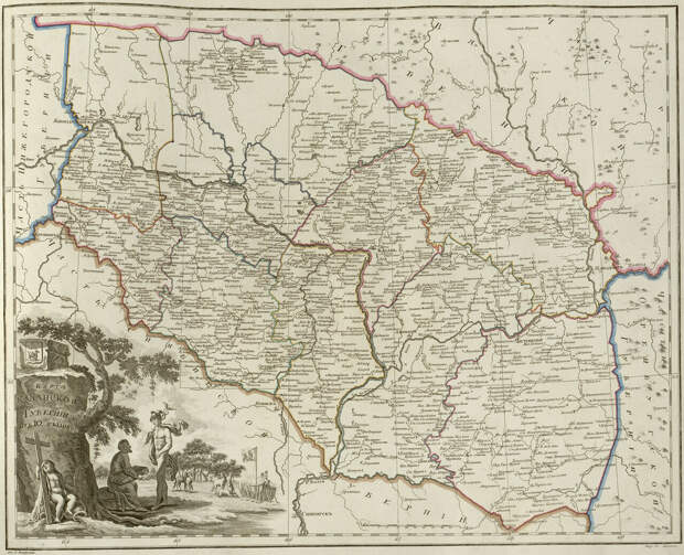28. Карта Казанской губернии