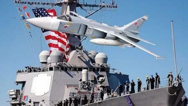 Российский Су напугал эсминец ВМС США "Дональд Кук". Источник изображения: 