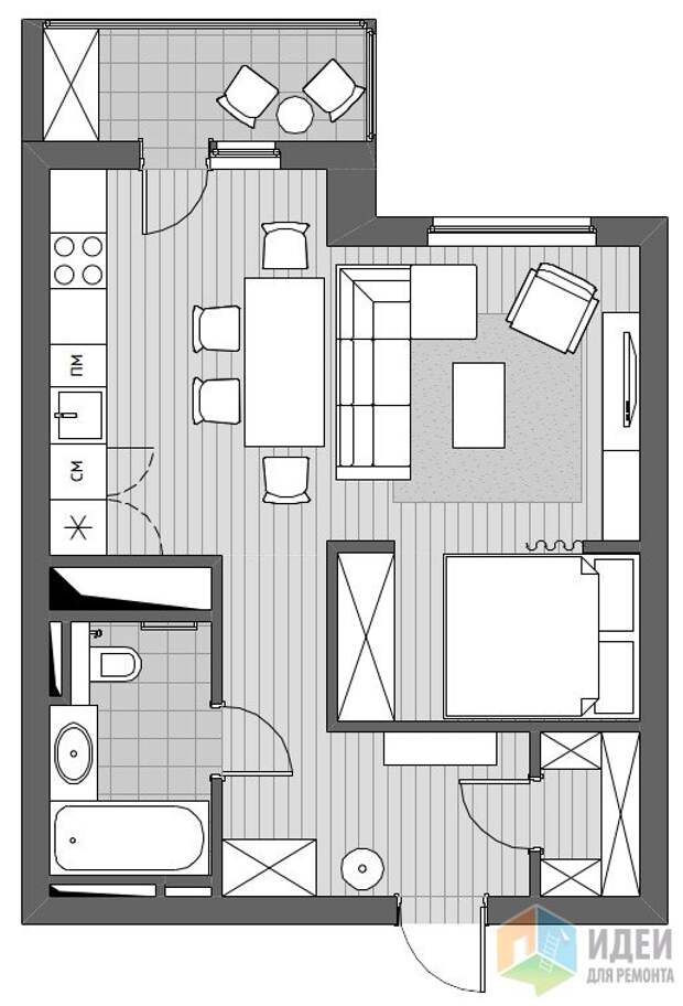 Квартира-студия. Это когда спишь на кухне! :) Квартира-студия. Это когда спишь на кухне! :)