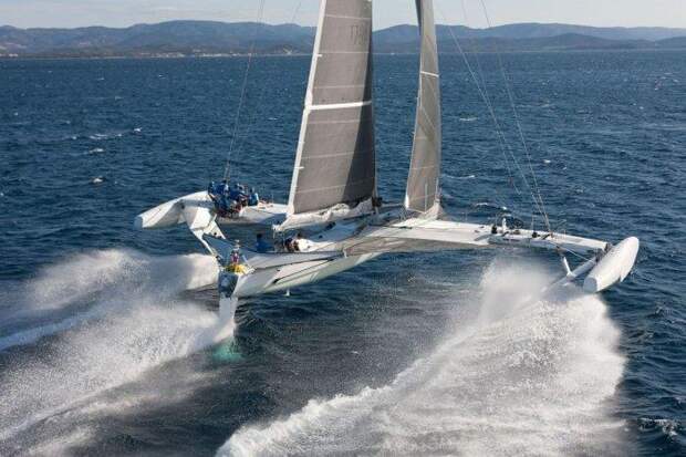 Hydroptere - самый быстрый парусник в мире