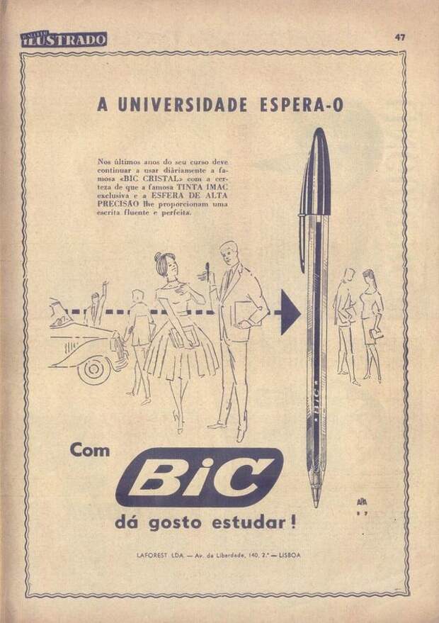 Он пошел по пути удешевления продукта. Тогда как у всех в 1950-е годы ручки стоили по 10$ он выпустил свой пластиковый аналог по цене стержня за 0.29$ и в первый день продал 10 000 ручек. BIC, изобретения, шариковая ручка
