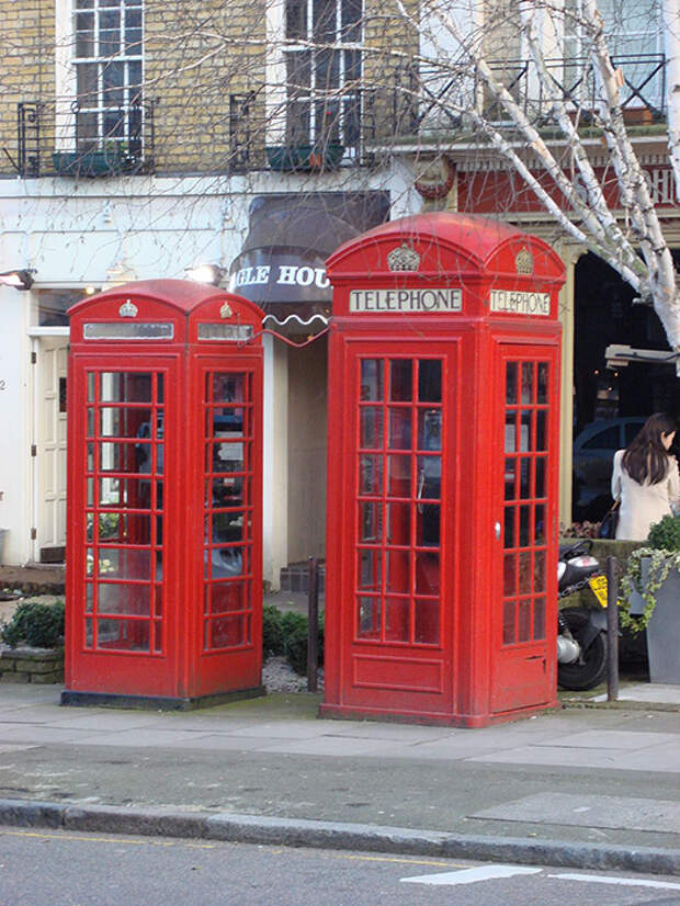 История красной телефонной будки в Великобритании