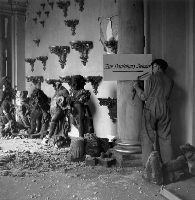 Как восстанавливали Дрезден вторая мировая война, германия, дрезден, ностальгия