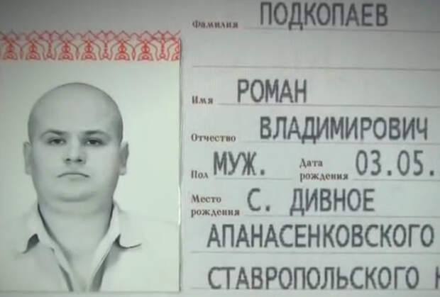Паспорт Романа Подкопаева