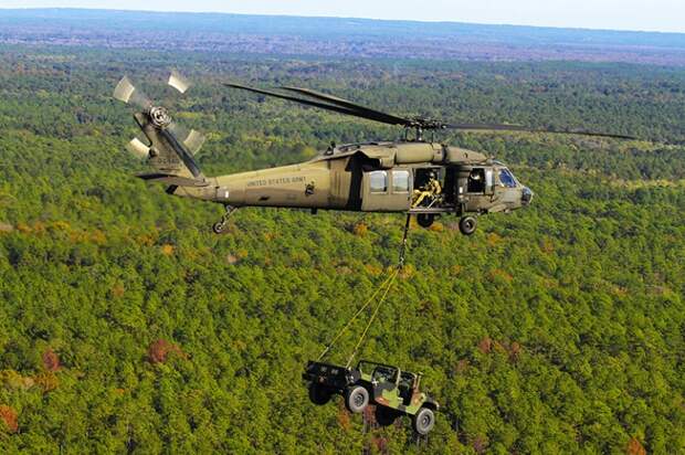 На фото: вертолет UH-60 Black Hawk.