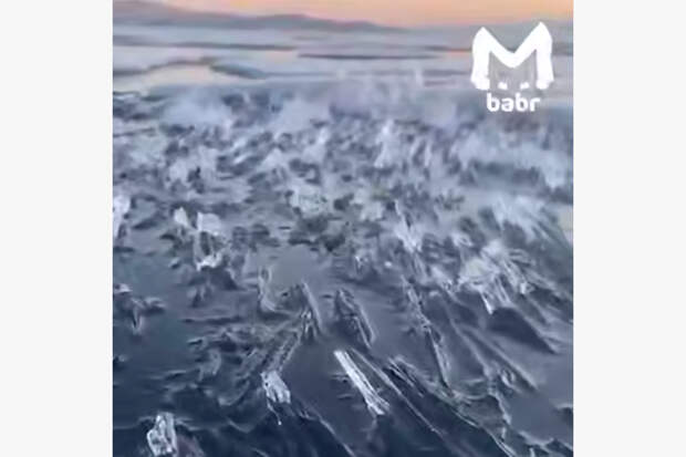 Опубликовано «антистресс-видео» с тающим Байкалом