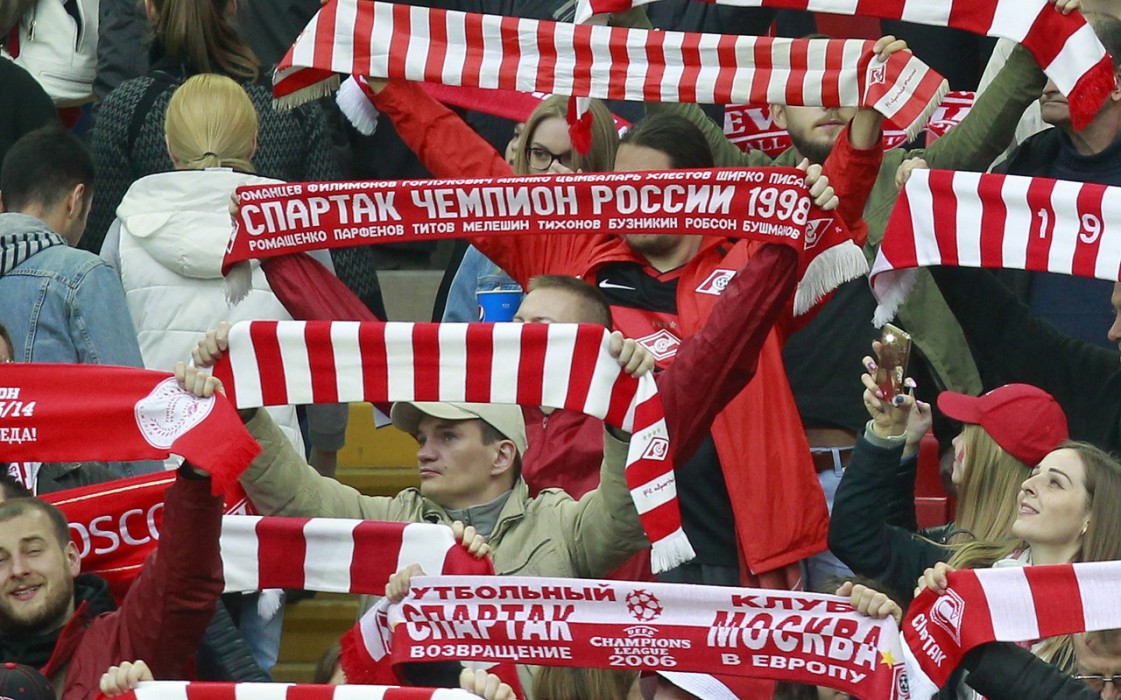 РФПЛ. 27 тур. «Спартак» — «Томь» — 1:0. Москва. «Открытие Арена». 6 мая 2017 г.