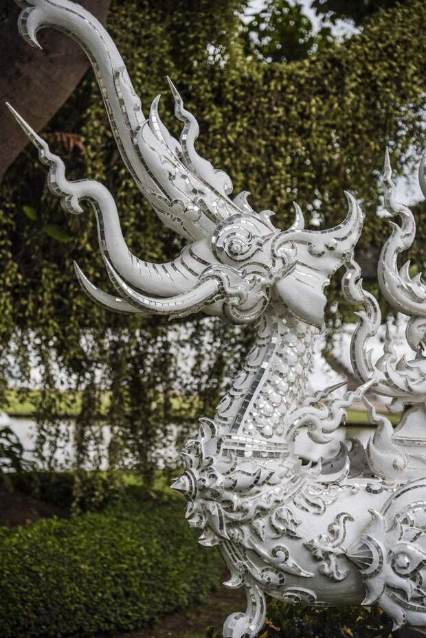 Рай и ад: причудливый Белый храм в Таиланде архитектура, буддизм, достопримечательность, путешествие, таиланд, фотомир, храм