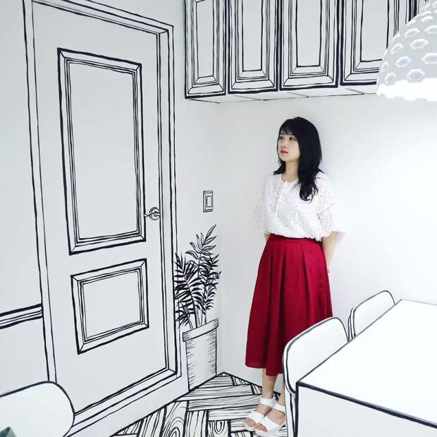 In Seoul, This Unusual Cafe Makes Its Customers Feel In A Comic Book