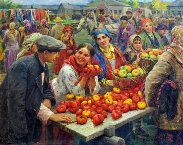 Ф.В. Сычков, Колхозный базар Ф.В. Сычков, Колхозный базар