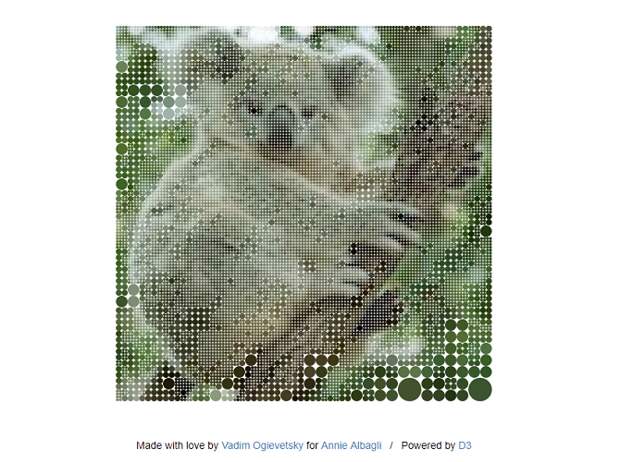 Screenshot from Koalas To The Max website