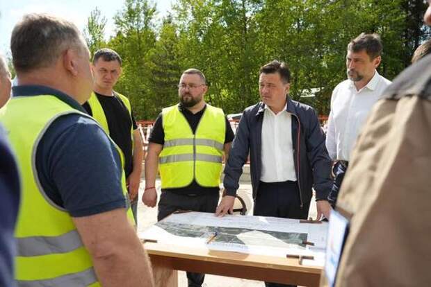 Андрей Воробьев сообщил о скором завершении реконструкции Пироговского шоссе