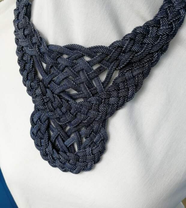 Украшения из джинсовой ткани (трафик)