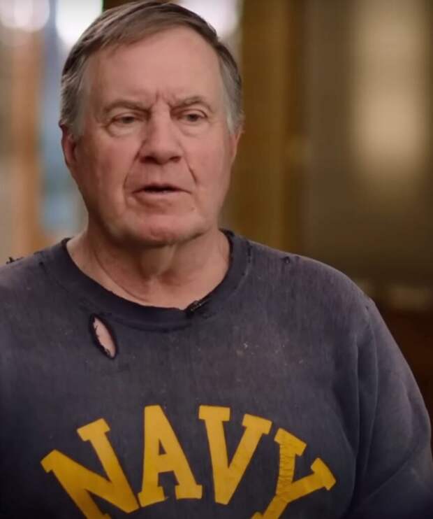 bill belichick during a cbs sunday morning interview