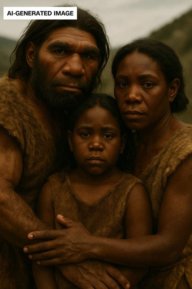 Рис. 5. Ребенок Cхул 1 и его родители