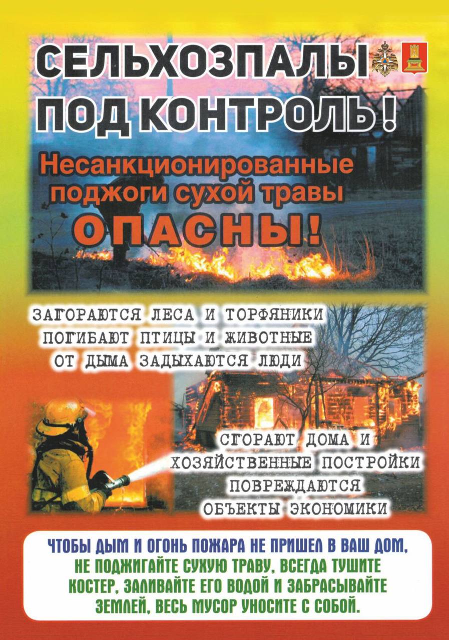 В тверском регионе ведётся работа по профилактике палов сухой травы и лесных пожаров