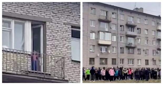 Юный супергерой вышел к своим поклонникам