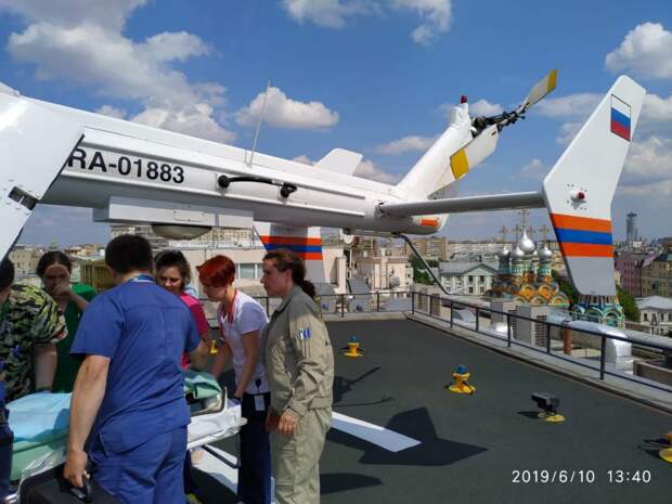 Санитарный вертолет. Фото: открытый источник