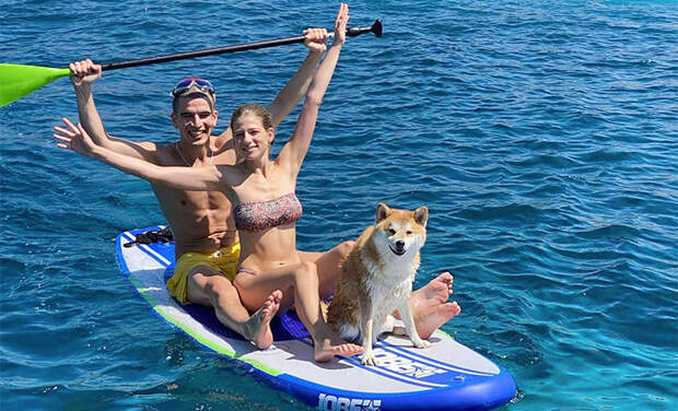 Александра Новикова и Feduk отдыхают на Сардинии