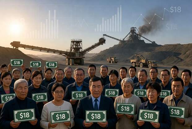 Каждому гражданину Монголии выплатят 18 долларов от экспорта угля в 2025 году