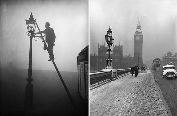 Фотографии смога в Лондоне