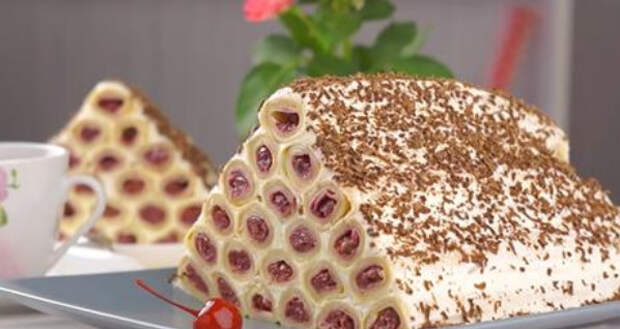 Торт «Монастырская изба» из блинов: необычайно вкусный...