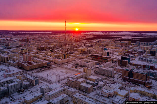 Якутск с высоты