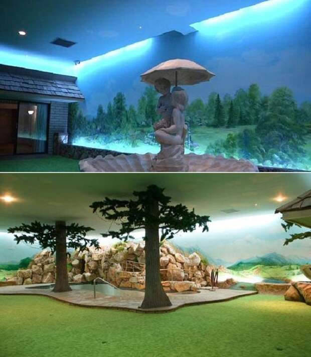 Снаружи - заурядный дом, каких миллионы, а в подвале - сюрприз с эффектом защиты от радиоактивных осадков